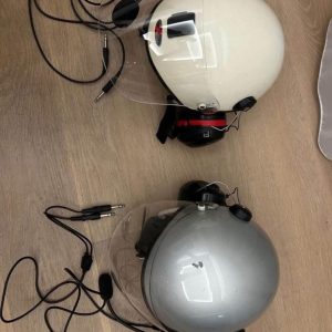 Aviation Flight Helmets with Integrated Headsets – For Sale